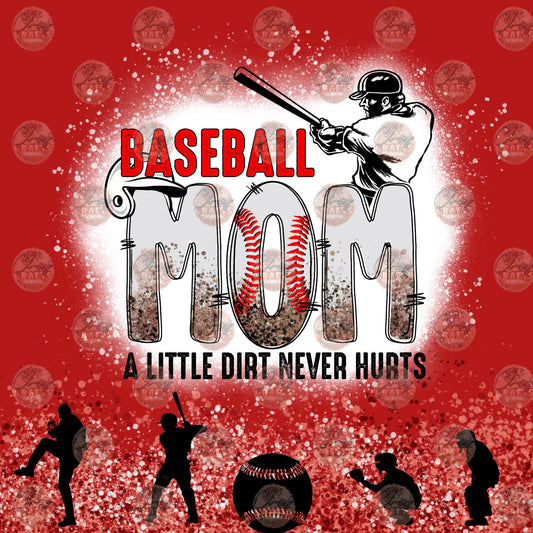 Baseball Mom Tumbler Wrap - Sublimation Transfer