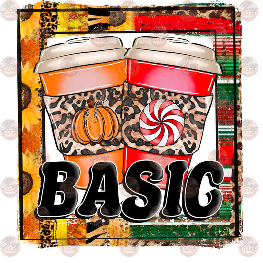 Basic Holiday Coffee - Sublimation Transfer