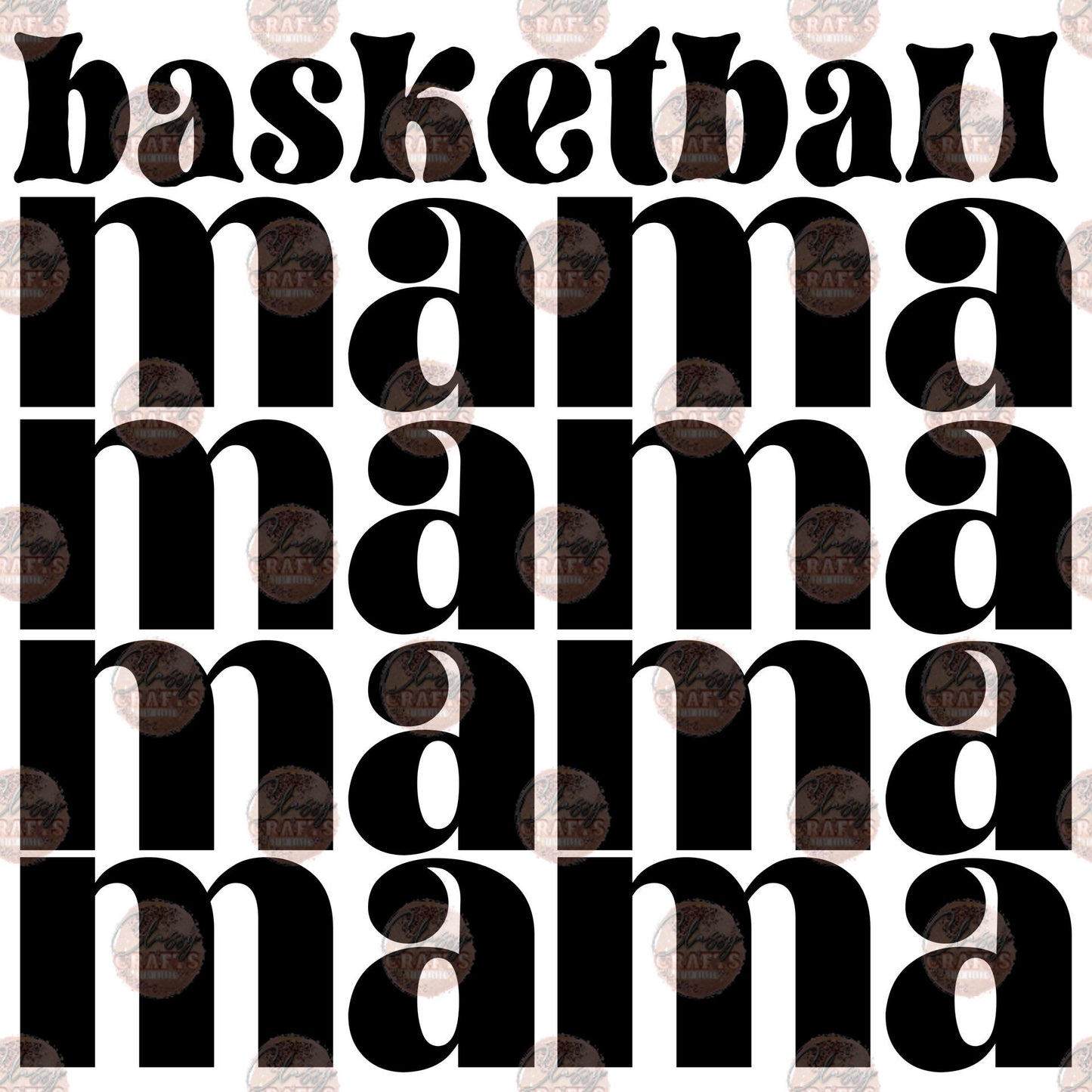 Basketball Mama Retro Transfer