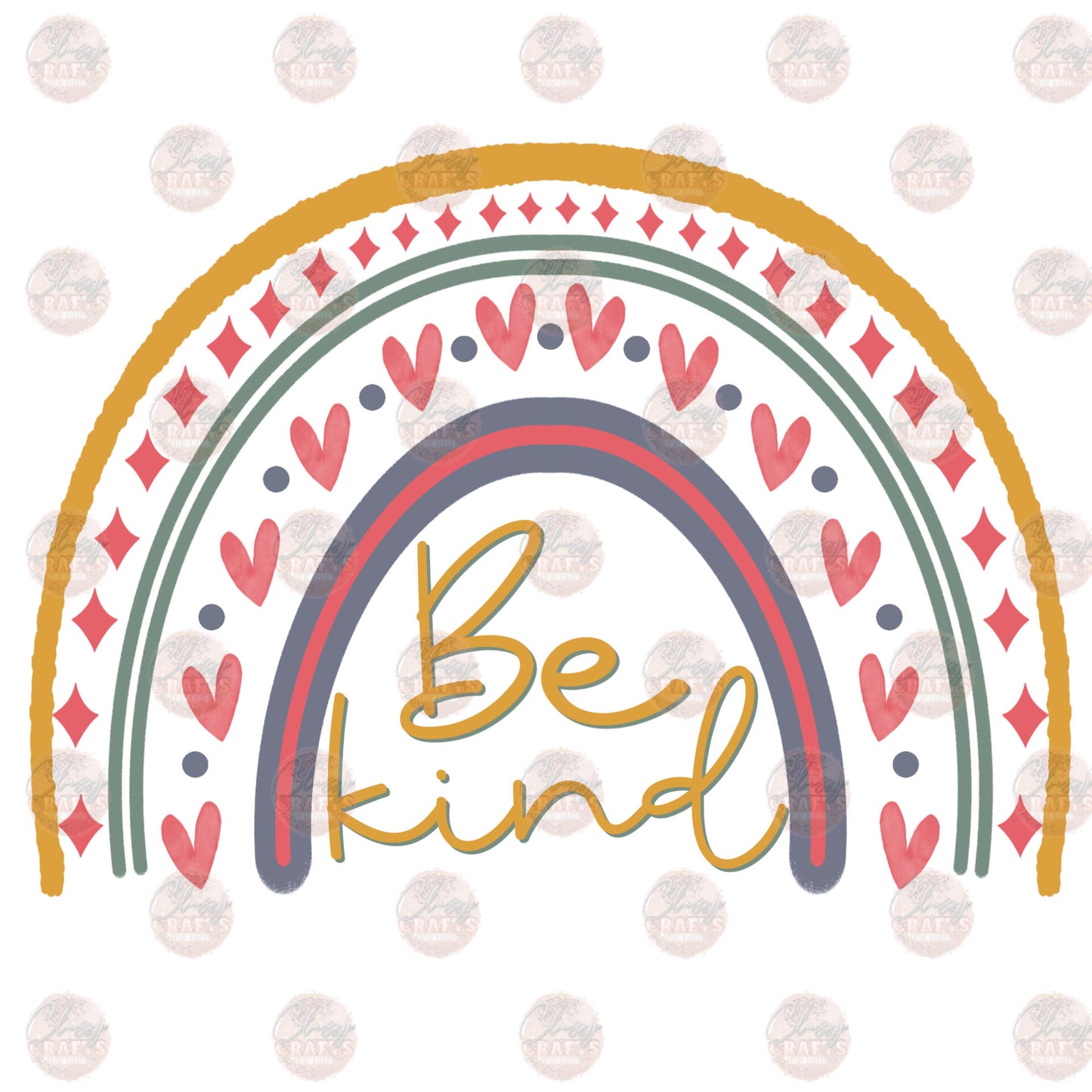 Be Kind Rainbow - Sublimation Transfer