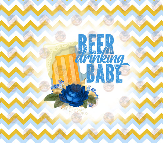 Beer Babe Tumbler Wrap - Sublimation Transfer
