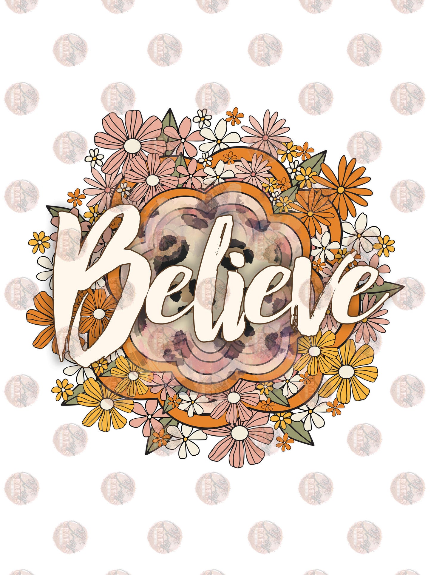 Believe Boho - Sublimation Transfer