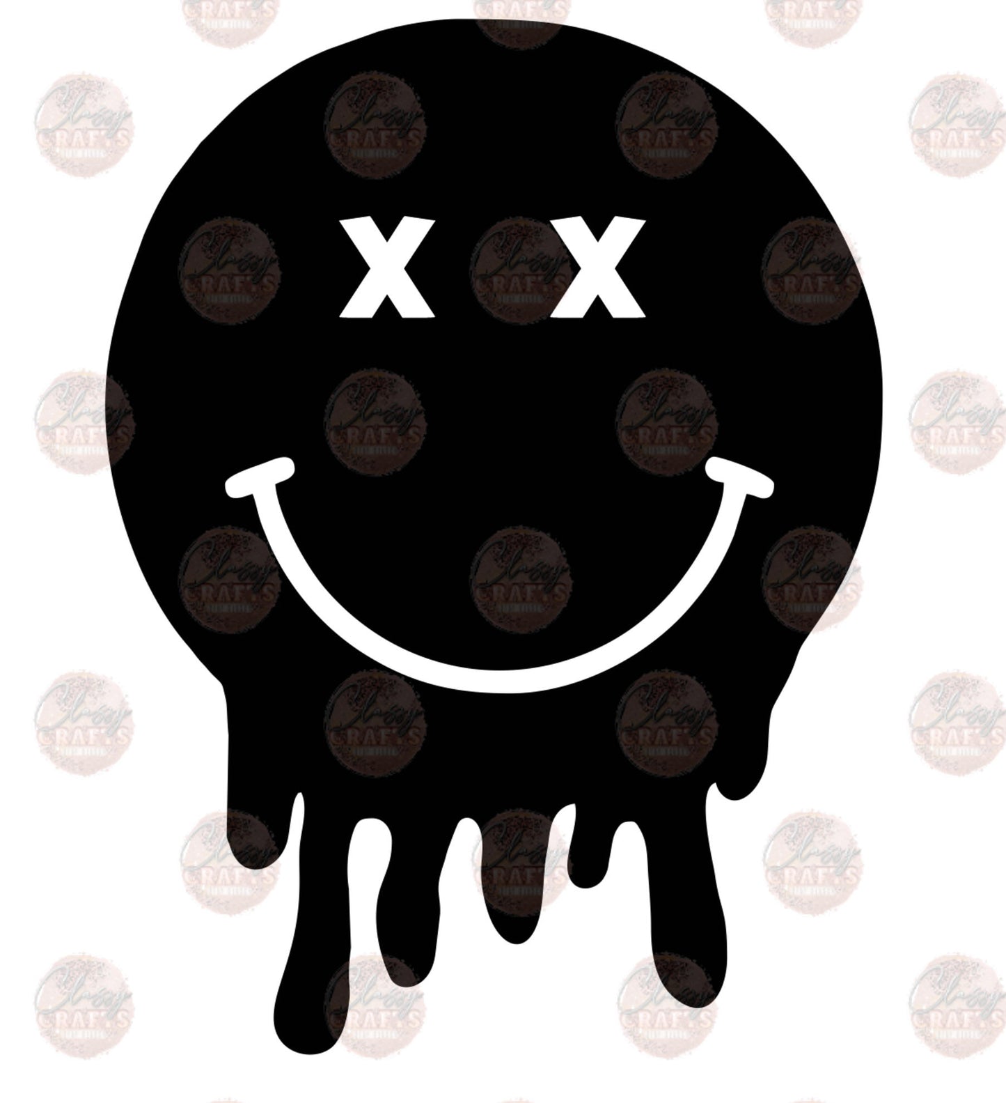 Black Smiley Eyes - Sublimation Transfer