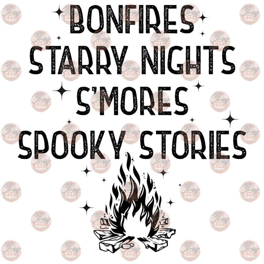 Bonfires, Starry Nights - Sublimation Transfer
