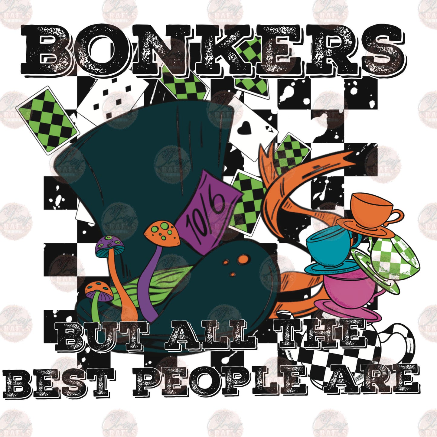 Bonkers - Sublimation Transfer