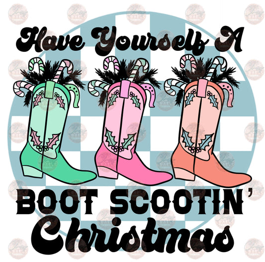 Boot Scootin - Sublimation Transfer