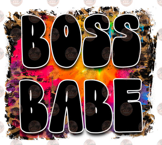 Boss Babe Retro - Sublimation Transfer
