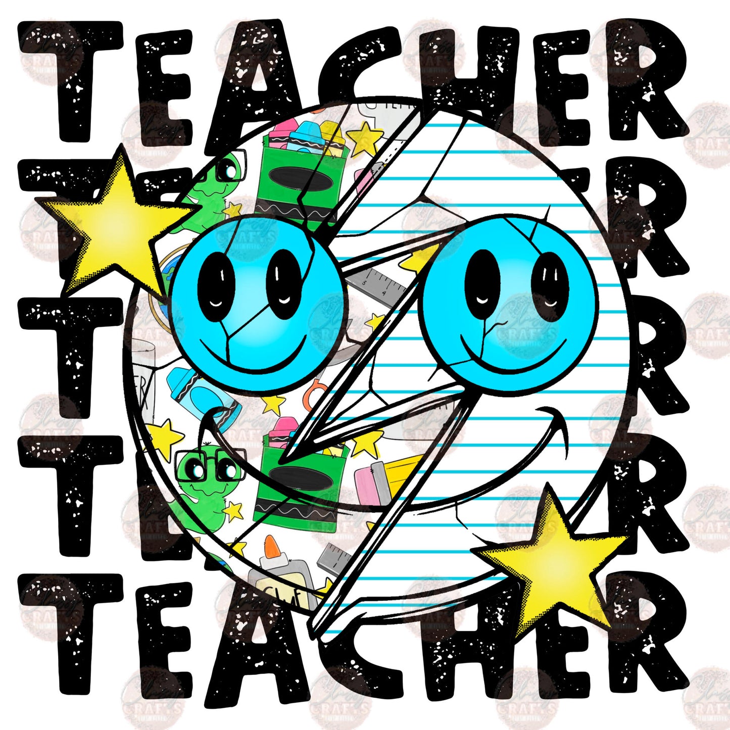 Bright Teacher - Sublimation Transfer