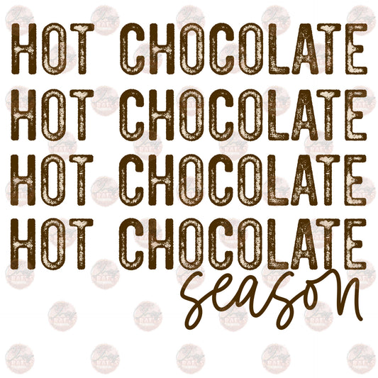 Brown Hot Chocolate Season - Sublimation Transfer