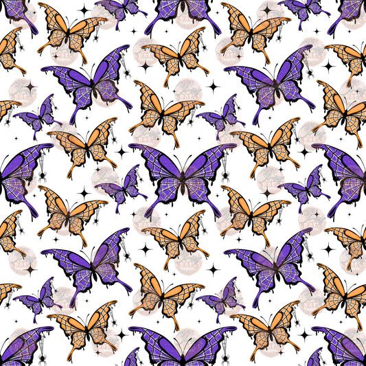 Butterfly Spooky 1 Seamless Wrap - Sublimation Transfer