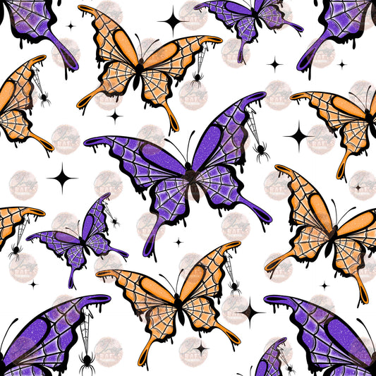 Butterfly Spooky 2 Seamless Wrap - Sublimation Transfer