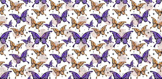 Butterfly Spooky Tumbler Wrap - Sublimation Transfer