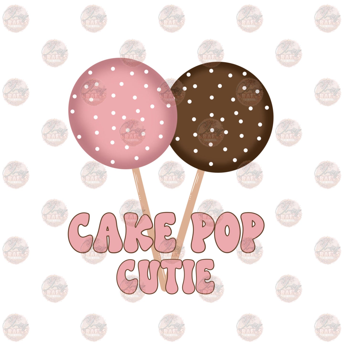 Cake Pop Cutie Transfer