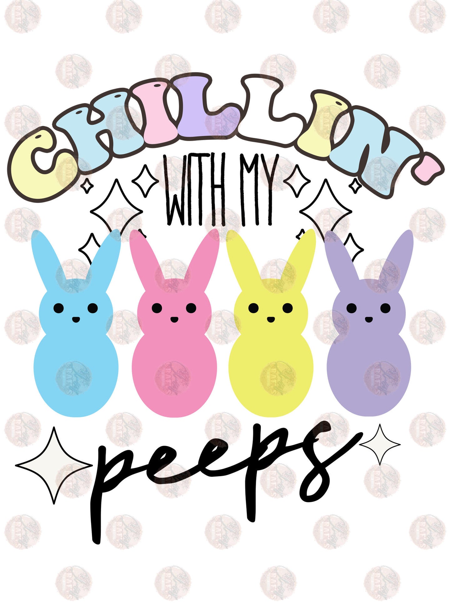 Chillin' Peeps Transfer