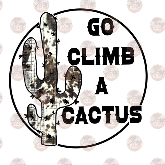 Climbing A Cactus - Sublimation Transfer