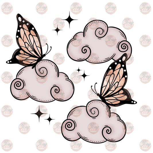 Cloud Butterfly - Sublimation Transfer