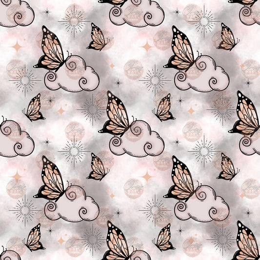 Cloud Butterfly 2 Seamless Wrap - Sublimation Transfer