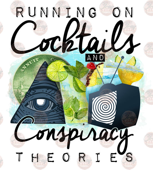 Cocktails & Conspiracies - Sublimation Transfer