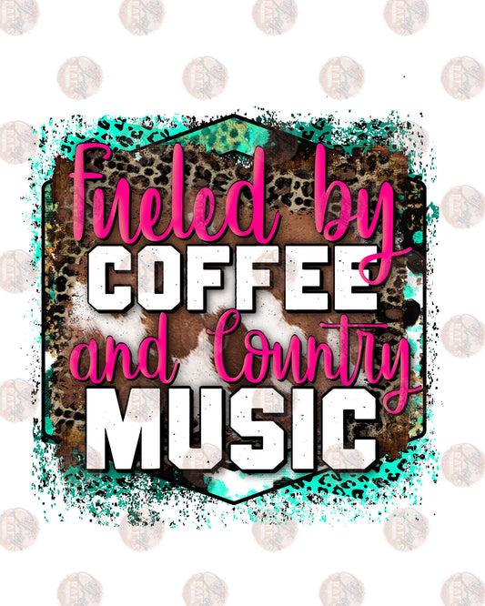 Coffee & Country Music - Sublimation Transfer