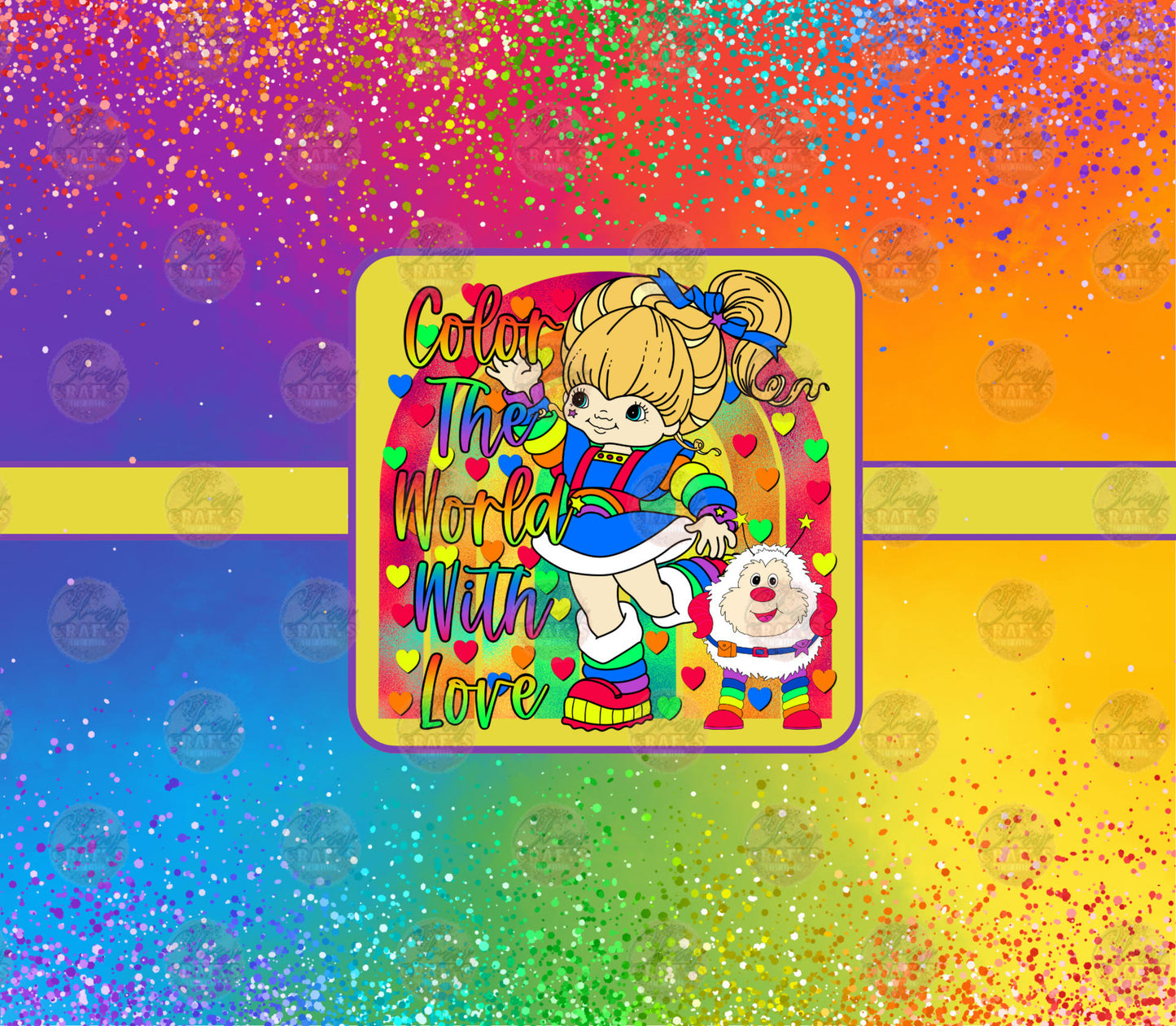 Color The World Tumbler Wrap