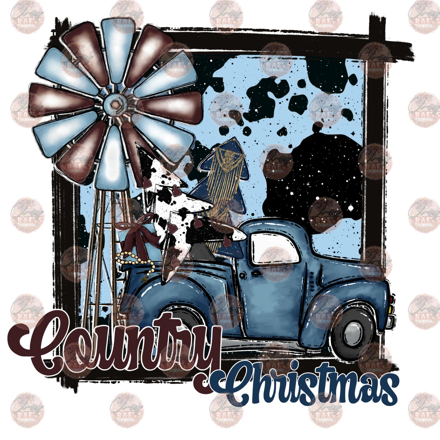 Country Christmas Transfer