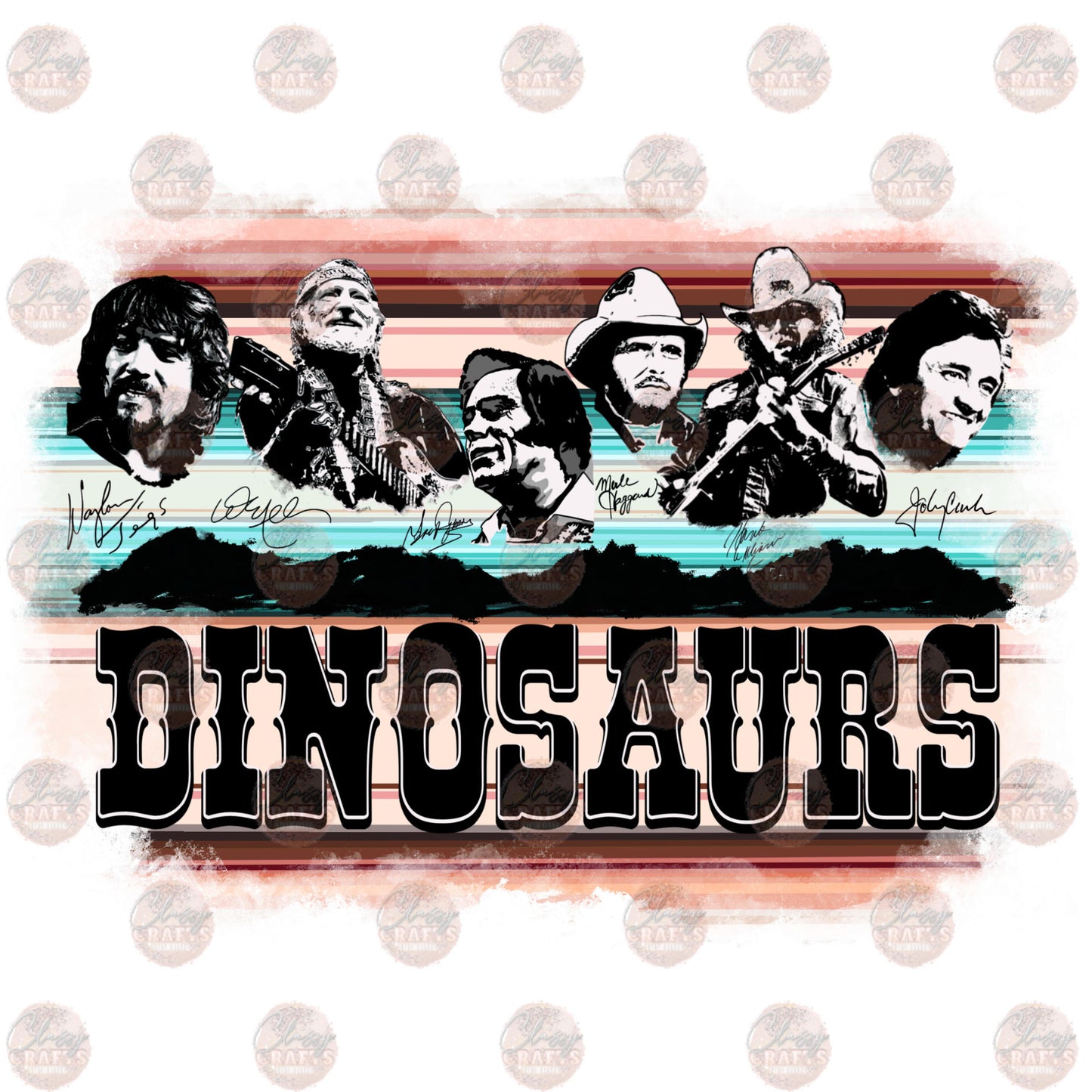 Country Music Dinosaurs Transfer