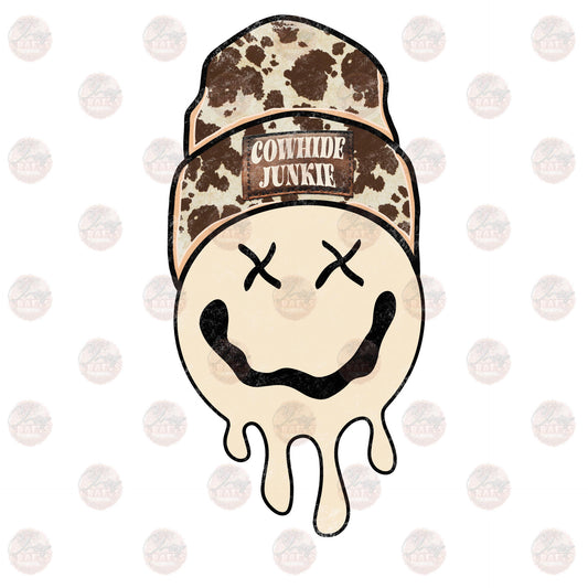 Cowhide Junkie Smiley - Sublimation Transfer