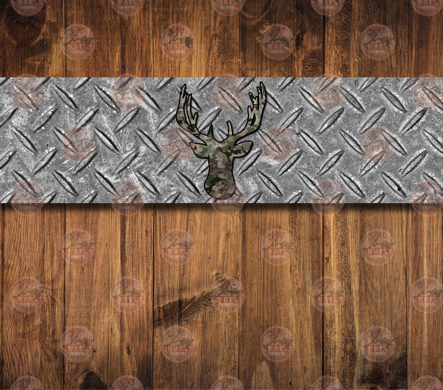 Deer Hunting Tumbler Wrap - Sublimation Transfer