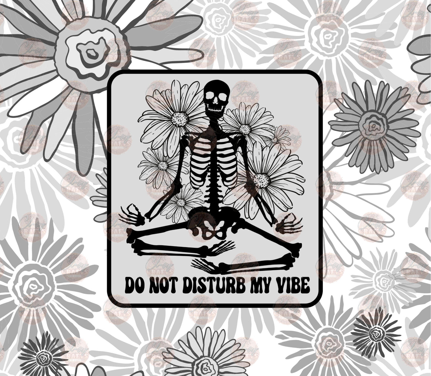 Do Not Disturb Tumbler Wrap - Sublimation Transfer