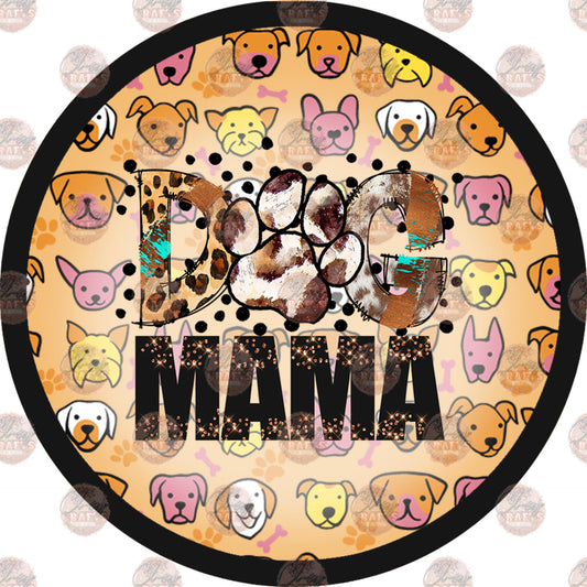 Dog Mama Car Coaster - Sublimation Transfer