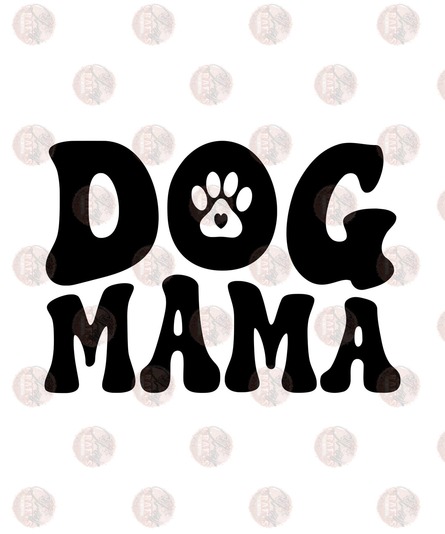 Dog Mama Wavy Transfer