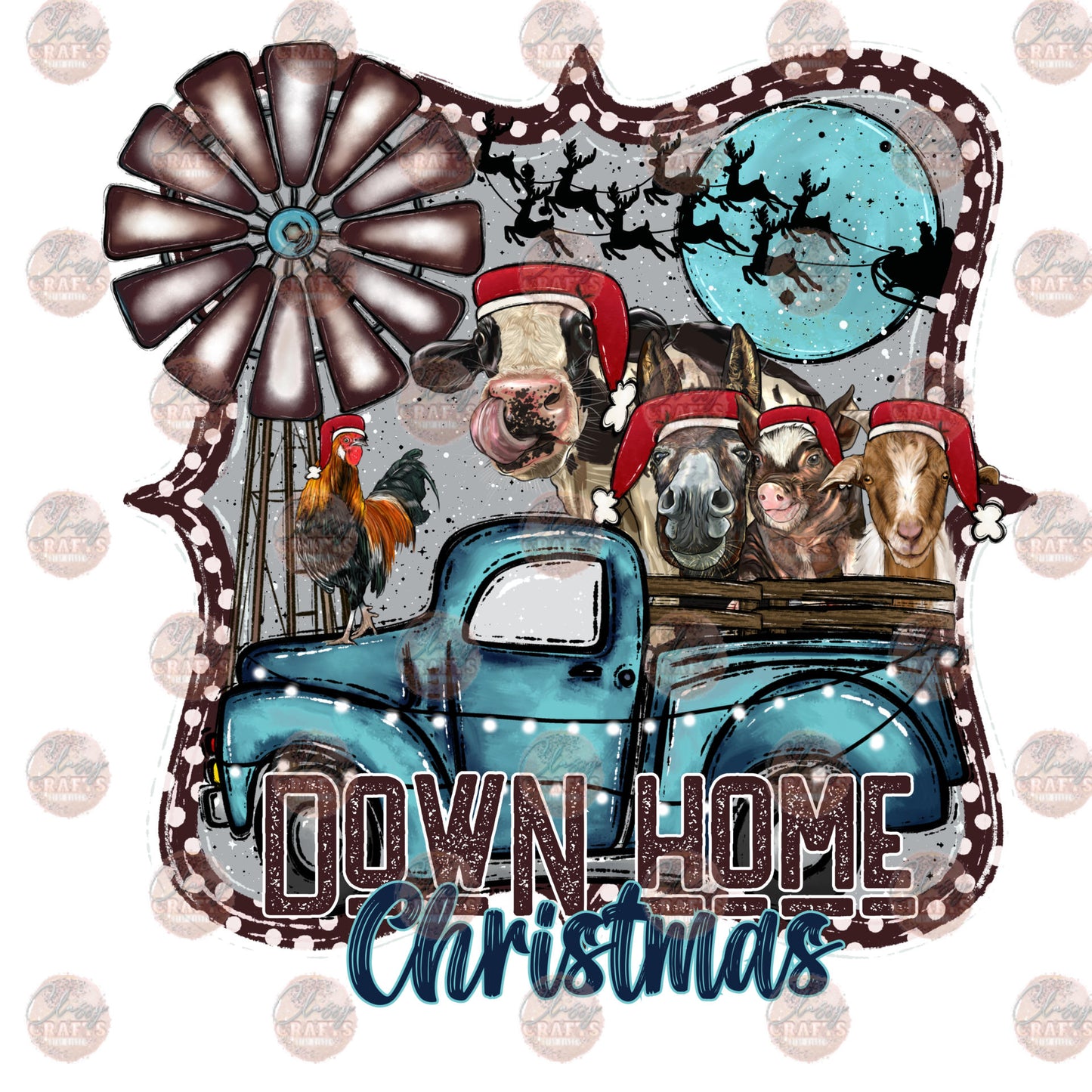 Down Home Christmas Transfer