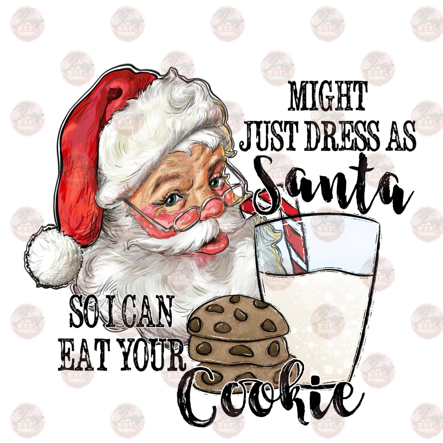 Dress As Santa Transfer