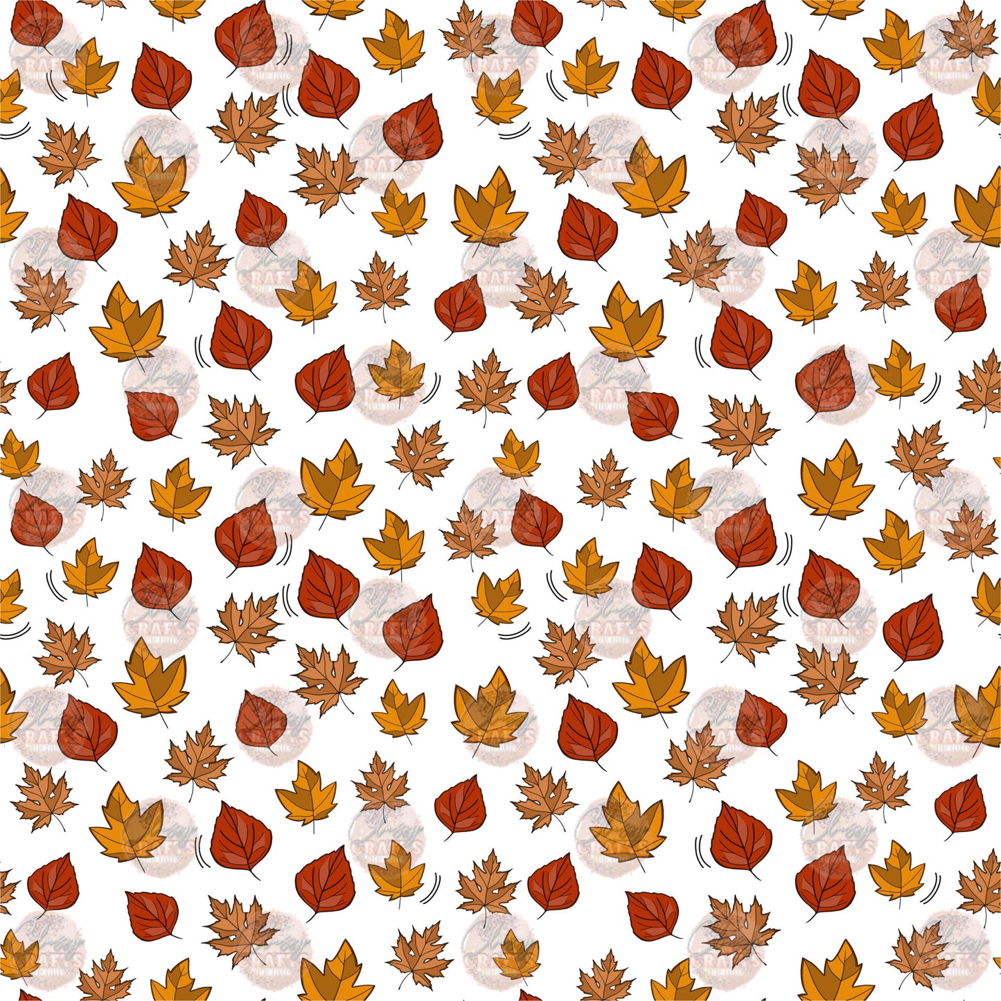 Fall Leaves 2 Seamless - Sublimation Transfer