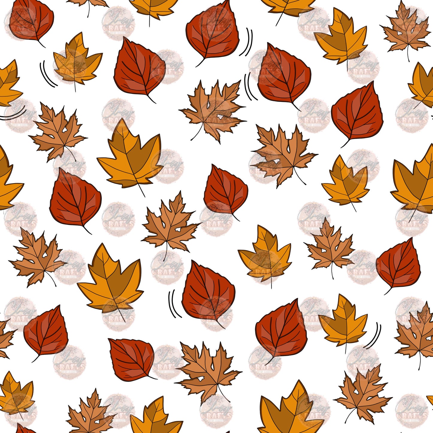 Fall Leaves Seamless - Sublimation Transfer