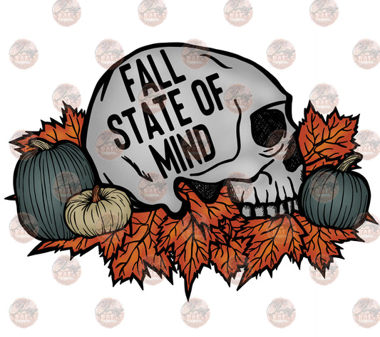 Fall State of Mind Words Color -Sublimation Transfer