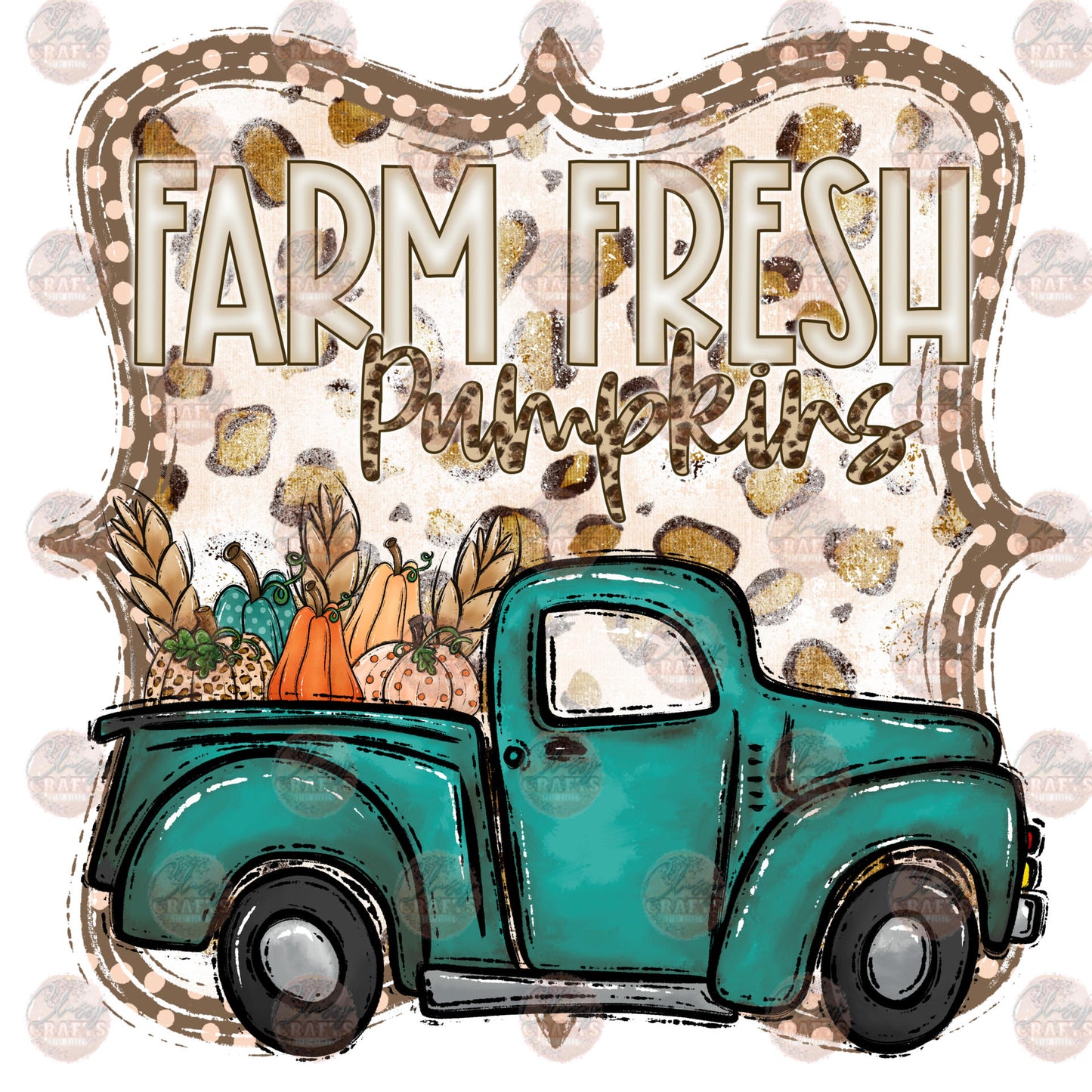 Farm Fresh Pumpkins Transfer