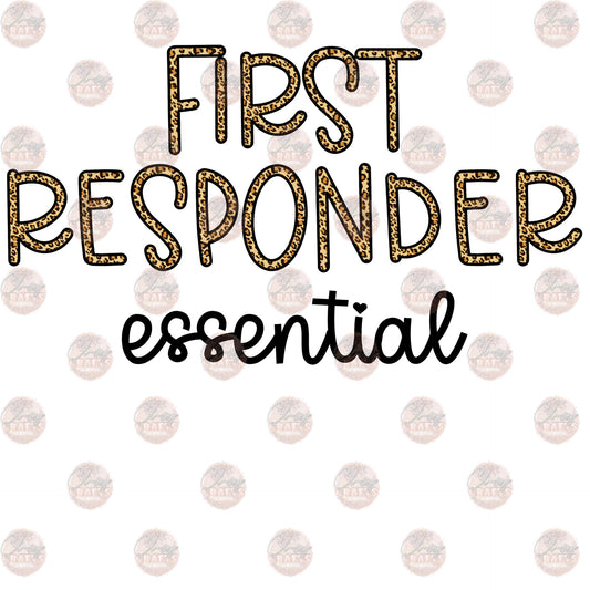 First Responder Essential - Sublimation Transfer