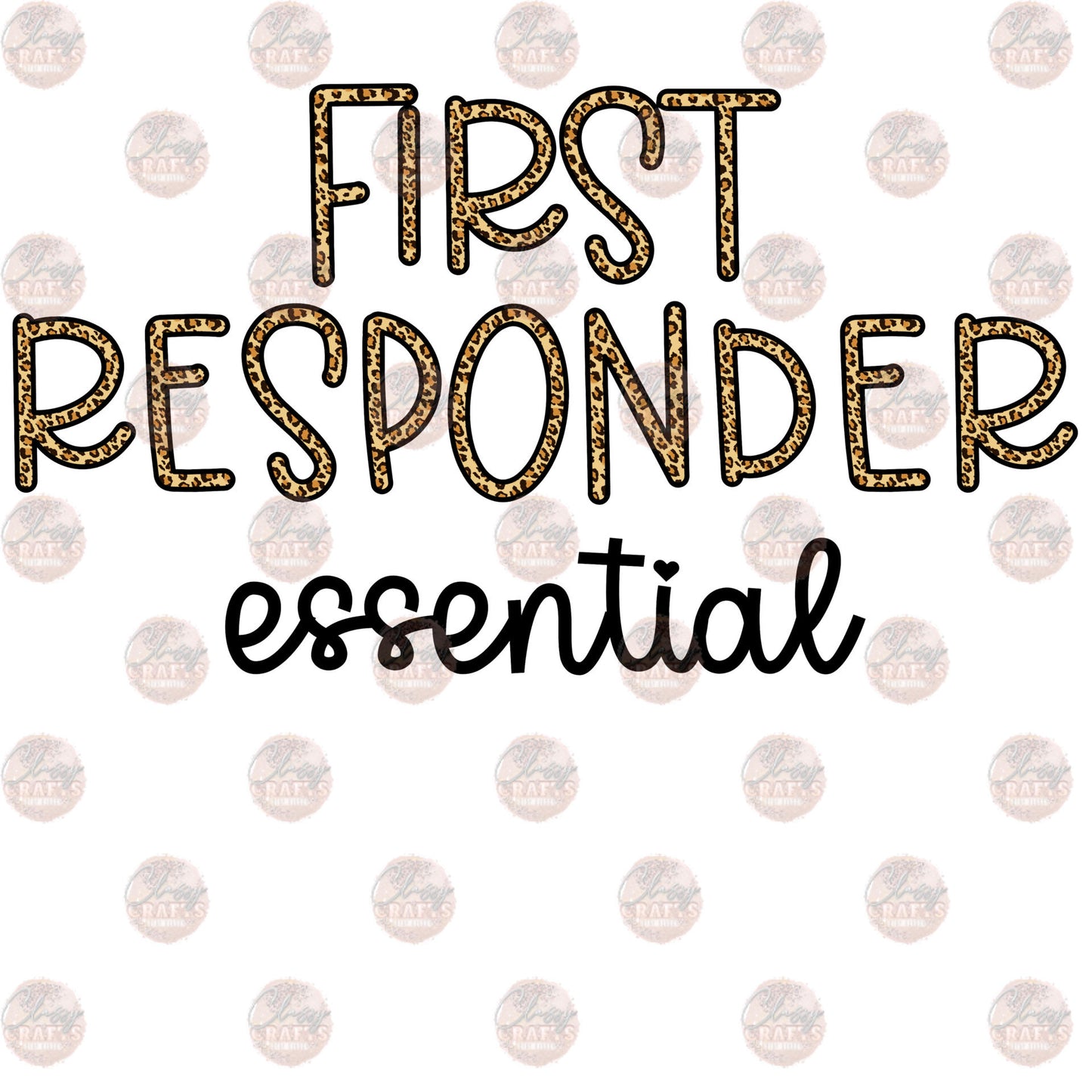 First Responder Essential - Sublimation Transfer