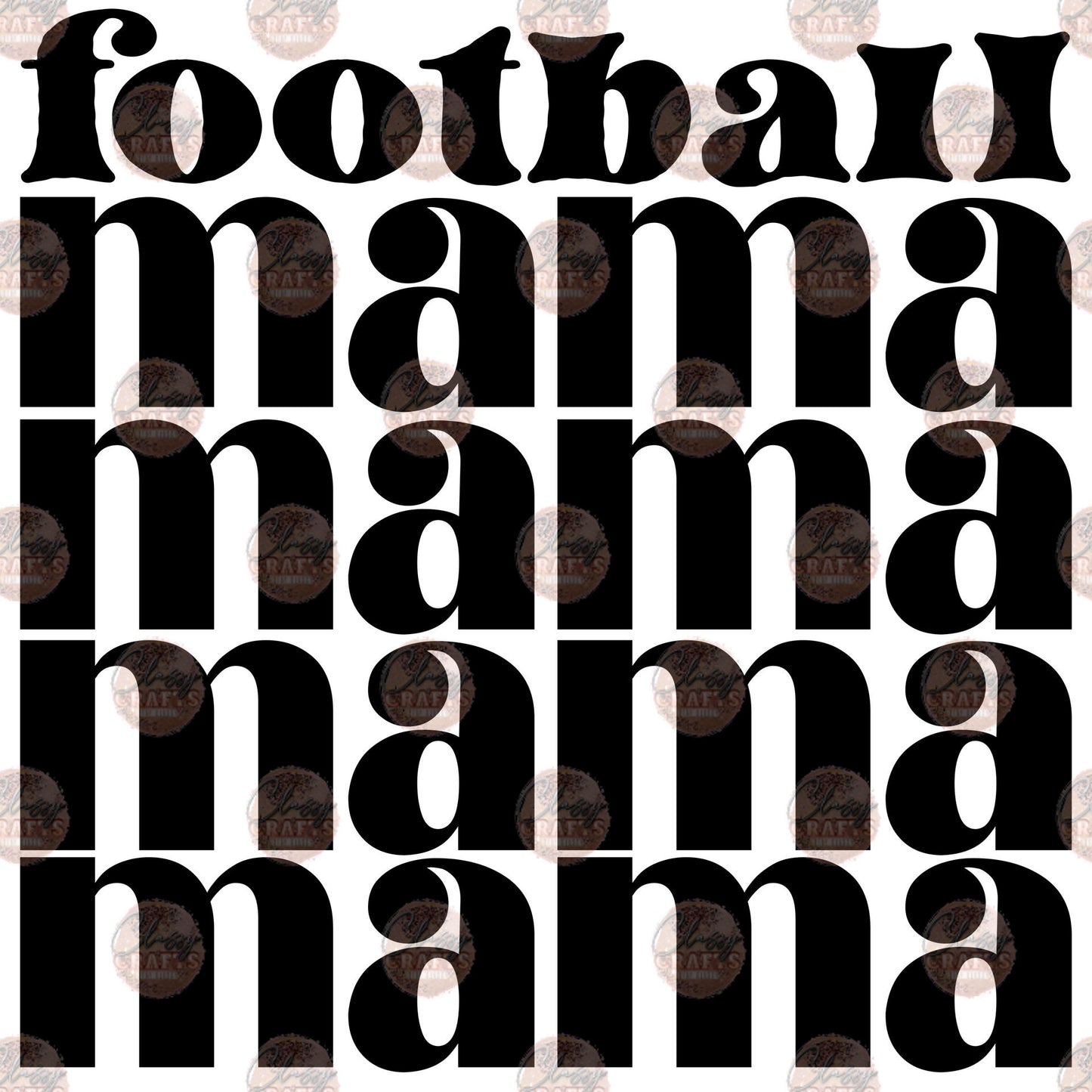 Football Mama Retro Transfer