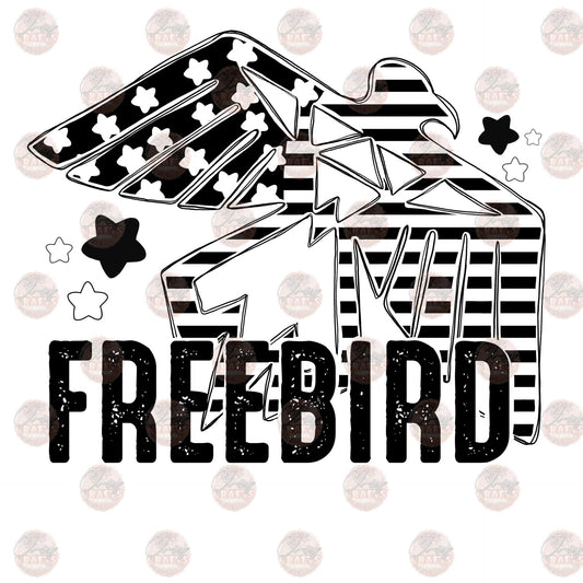Freebird USA Black- Sublimation Transfer