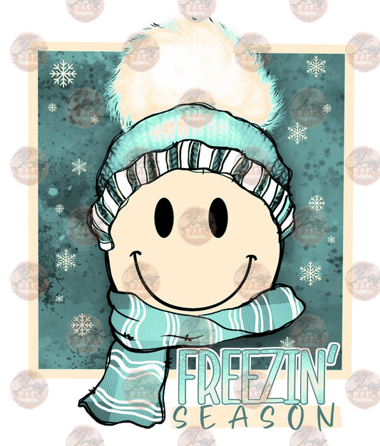 Freezin Season Smiley 2 - Sublimation Transfer