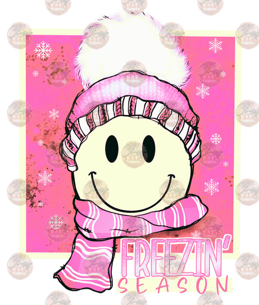 Freezin Season Smiley 3 - Sublimation Transfer