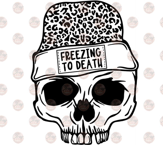 Freezing To Death - Sublimation Transfer