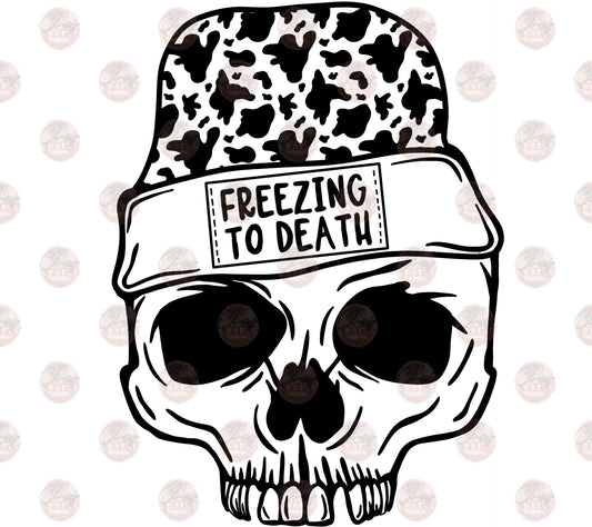 Freezing To Death Cow - Sublimation Transfer