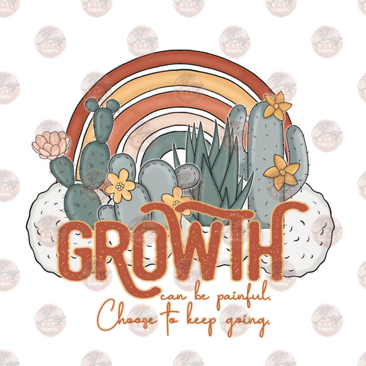 Growth Can Be Painful- Sublimation Transfer