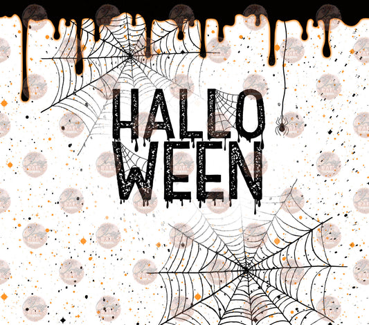 Halloween Webs Tumbler Wrap- Sublimation Transfer
