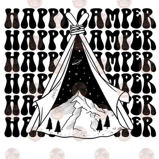 Happy Camper Stack- Sublimation Transfer