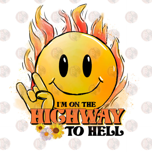 Hell Highway- Sublimation Transfer
