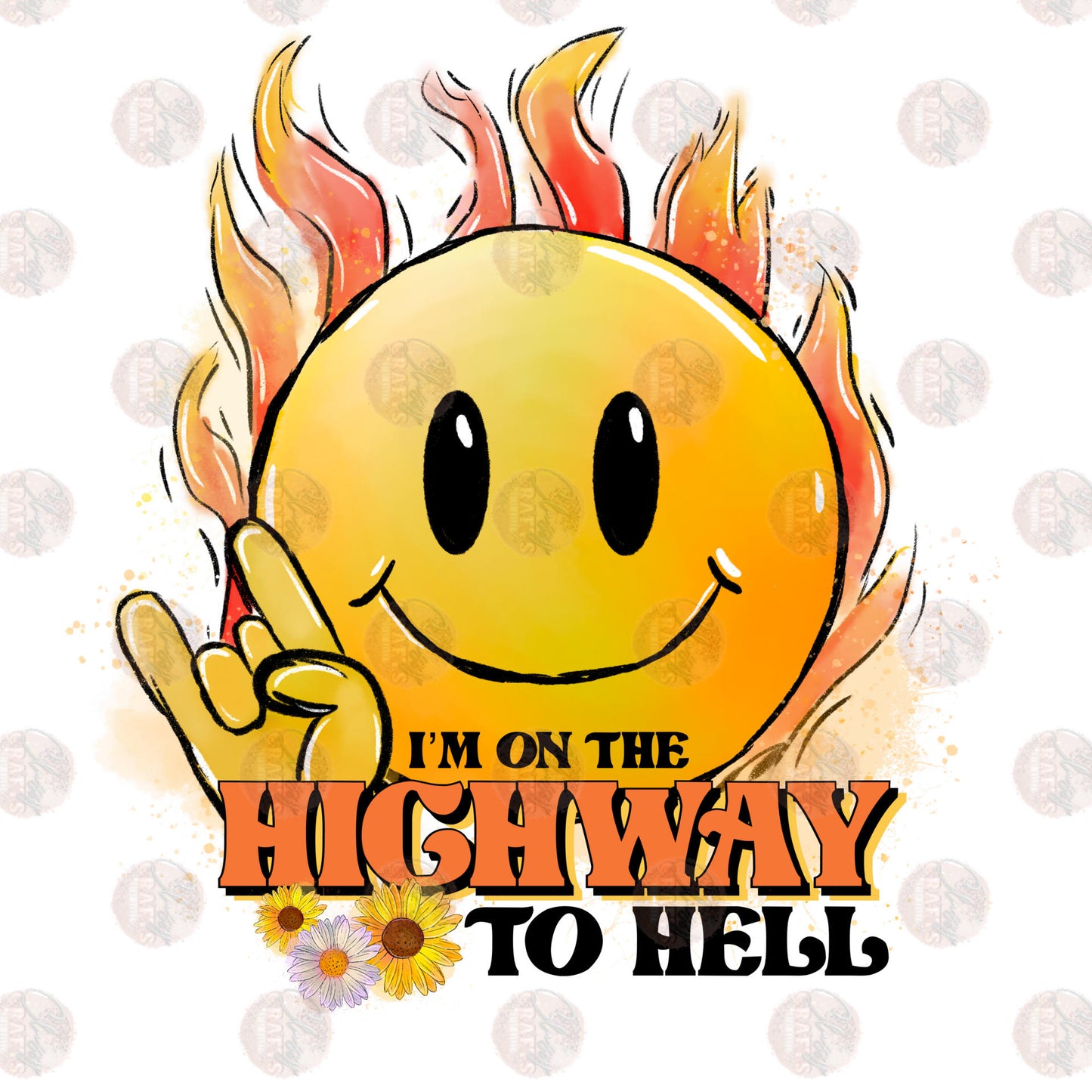 Hell Highway- Sublimation Transfer